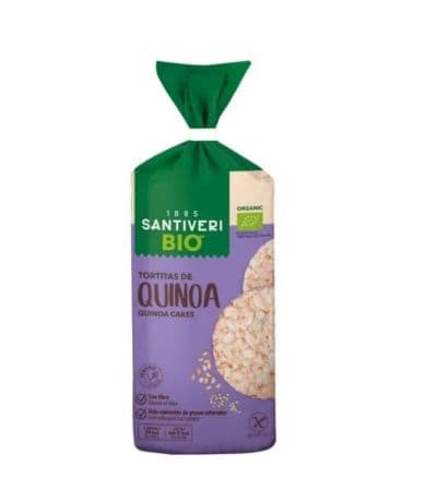 Tortitas de Arroz Integral con Quinoa SinGluten Bio Vegan 130g Santiveri