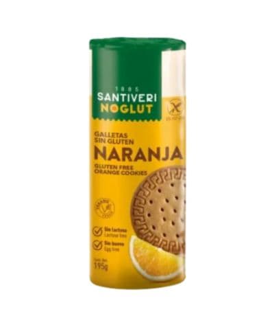 Galletas Digestive Naranja Noglut Vegan 195g Santiveri