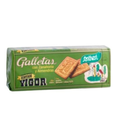 Galletas de Zanahoria y Almendra Vegan 240g Santiveri