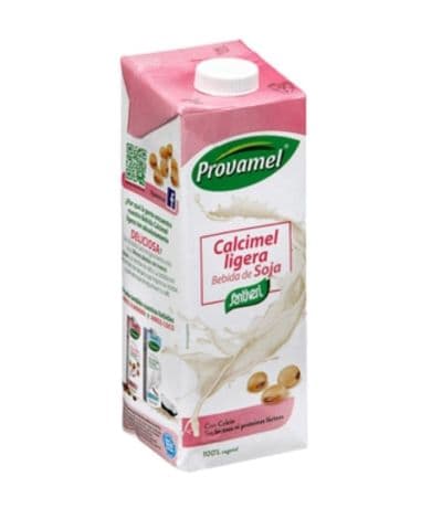 Bebida Vegetal Soja Calcimel SinGluten Vegan 12x1L Santiveri