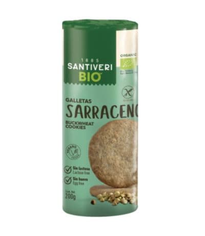 Galleta Digestive Sarraceno SinGluten Vegan 200g Santiveri