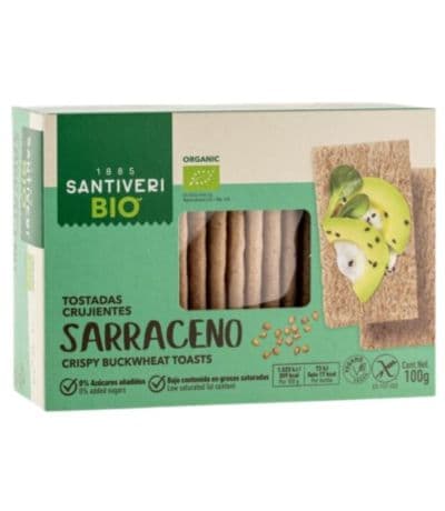Tostadas de Trigo Sarraceno Eco Vegan 100g Santiveri