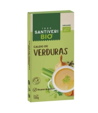Cubitos de Caldo Vegetal Bio 100g Santiveri