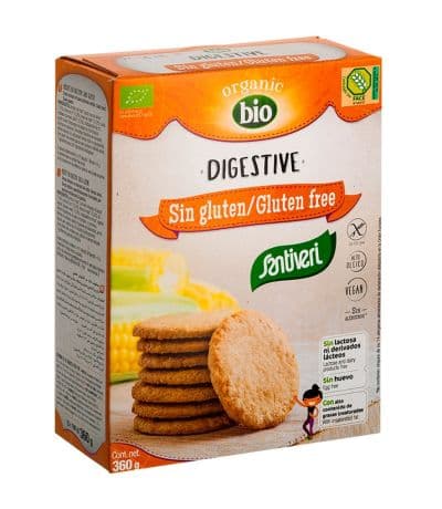 Galletas Digestive SinGluten Bio 360g Santiveri