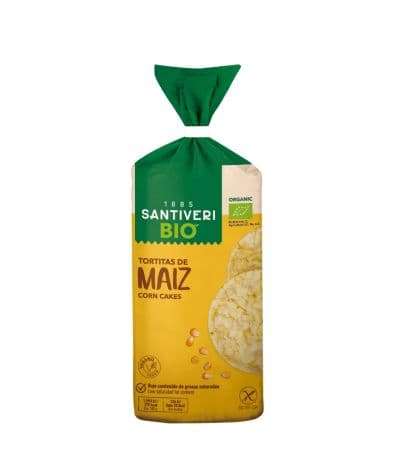 Tortitas de Maiz SinGluten Bio Vegan 130g Santiveri