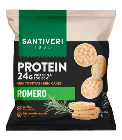 Mini Tortitas Protein Romero 50g Santiveri