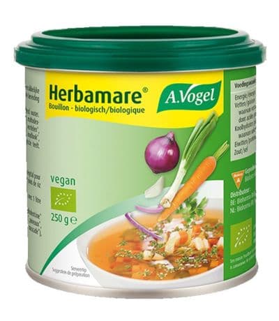 Herbamare Caldo Vegetal con Sal bote SinGluten Vegan 250g A.Vogel