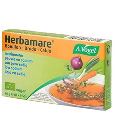 Herbamare Bouillon Cubitos Caldo Vegetal Bajo en Sal Bio Vegan A.Vogel