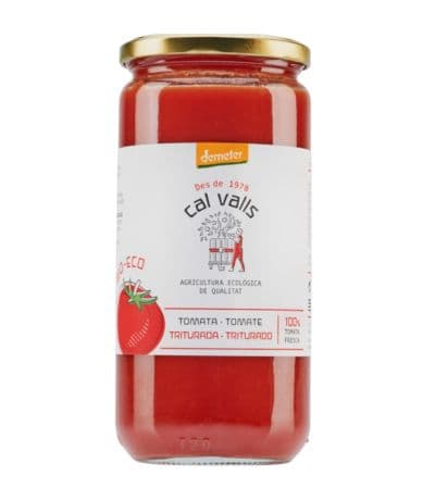 Tomate Triturado SinGluten Eco Demeter 670g Cal Valls