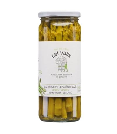Esparragos Verdes Enteros SinGluten Eco Vegan 250g Cal Valls