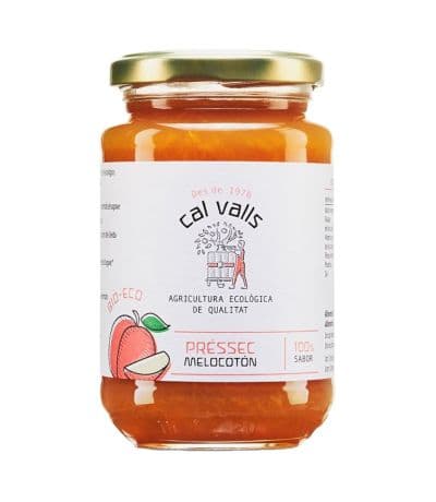 Crema de Melocoton estilo mermelada SinGluten Eco Vegan 375g Cal Valls