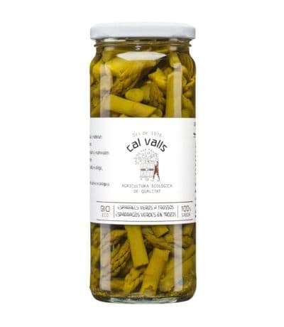 Esparragos Verde Trozos SinGluten Eco Vegan 250g Cal Valls