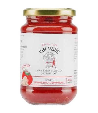 Salsa de Tomate con Champiñones Eco Vegan 350g Cal Valls