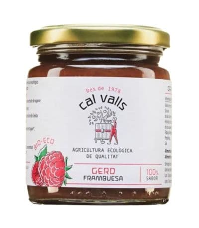 Crema Frambuesa estilo mermelada Eco Vegan 240gr Cal Valls