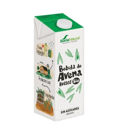 Bebida Vegetal de Avena Huesos Bio Vegan 6x1L Soria Natural