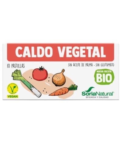 Caldo Vegetal Pastillas Eco 110g Soria Natural