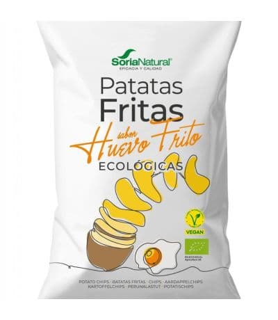 Patatas Fritas Sabor Huevo Frito Bio Vegan 100g Soria Natural