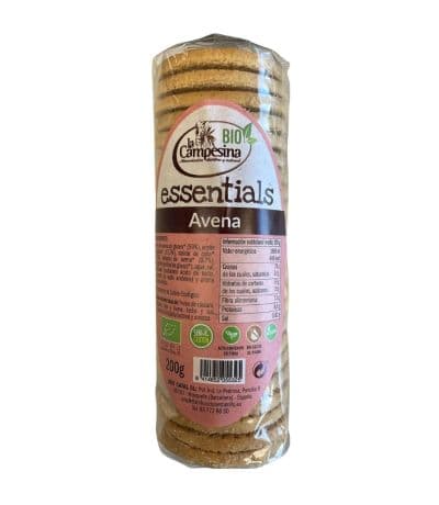 Galletas Avena Essentials Eco SinGluten 200g La Campesina