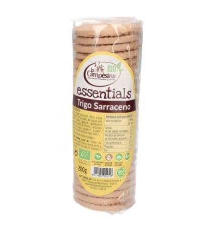 Galletas Trigo Sarraceno Essentials Eco SinGluten 200g La Campesina