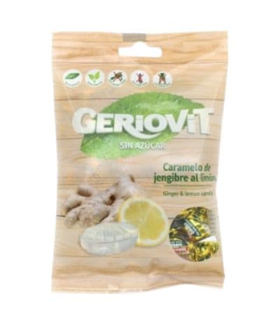 Caramelos Jengibre Limon SinAzucar 75g Geriovit