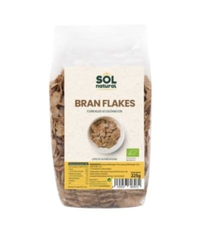 Bran Flakes con Salvado Bio Vegan 225g Solnatural