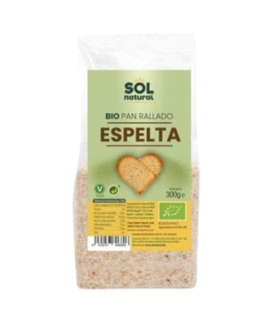 Pan Rallado de Espelta Bio Vegan 300g Solnatural