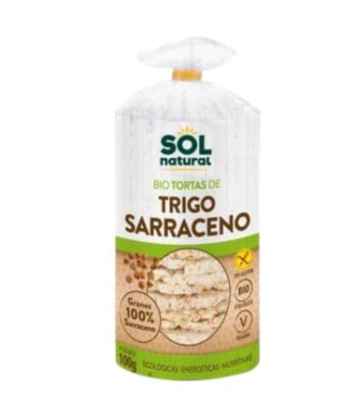 Tortitas de Trigo Sarraceno SinGluten Bio Vegan 100g Solnatural