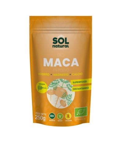 Maca en Polvo SinGluten Bio Vegan 250g Solnatural
