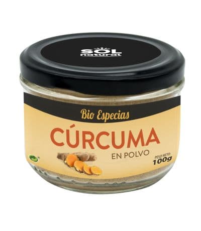 Curcuma en Polvo Bio Vegan 100g Solnatural