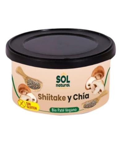 Pate de Shiitake y Chia SinGluten Bio Vegan 125g Solnatural
