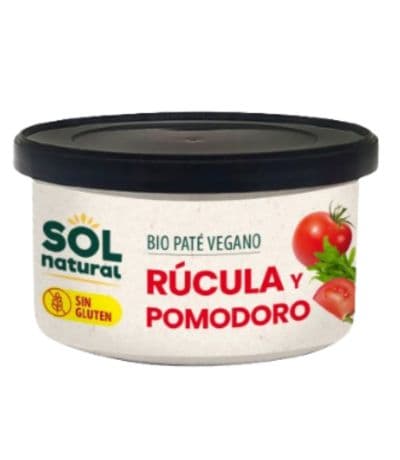 Pate de Rucula y Pomodoro SinGluten Bio Vegan 125g Solnatural