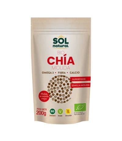 Semillas de Chia Molidas Bio 200g Solnatural