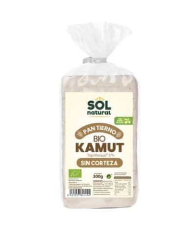 Pan Tierno de Kamut Sin Corteza Bio Vegan 300g Solnatural