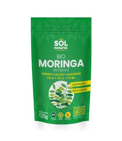 Moringa en Polvo SinGluten Bio Vegan 125g Solnatural