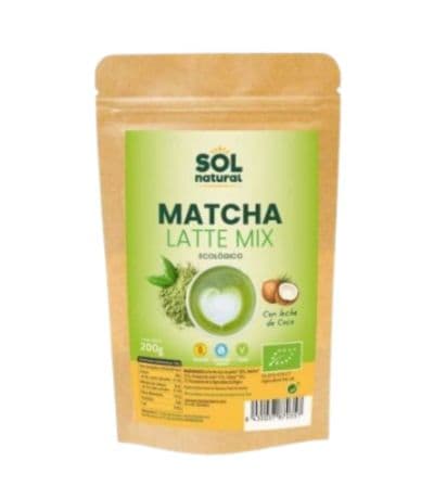Matcha Latte Mix SinGluten Eco Vegan 200g Solnatural