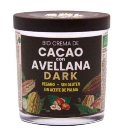Crema Cacao Avellanas Dark Bio Vegan SinGluten 200g Solnatural