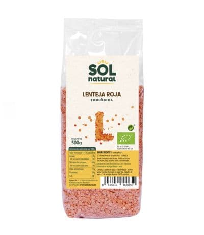 Lenteja Roja Bio 500g Solnatural