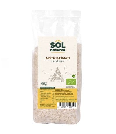 Arroz Basmati Blanco Bio 500g Solnatural