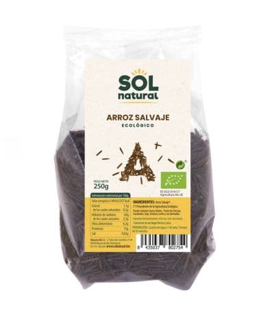 Arroz Salvaje Bio 250g Solnatural