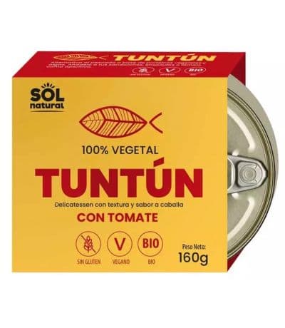 Tuntun con tomate Vegan 160g Solnatural