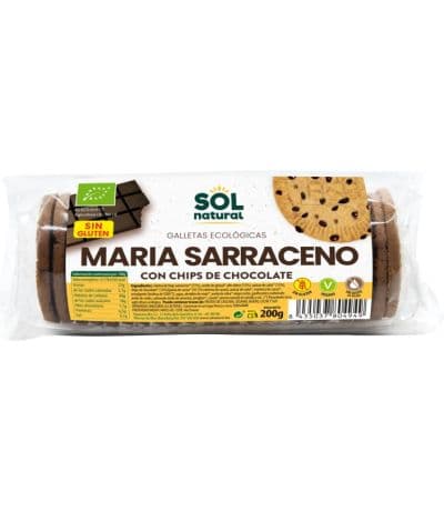 Galleta Maria Trigo Sarraceno Chocolate Eco 200g Solnatural