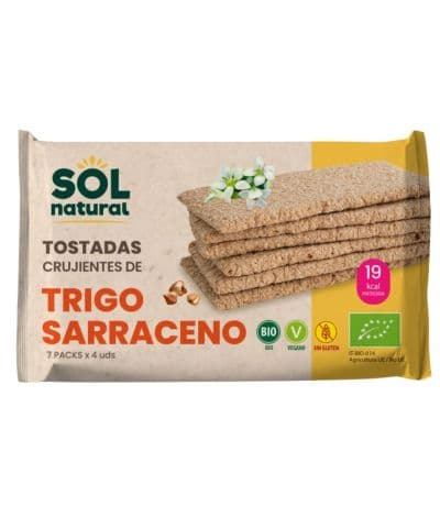 Tostadas Trigo Sarraceno SinGluten Bio 140g Solnatural