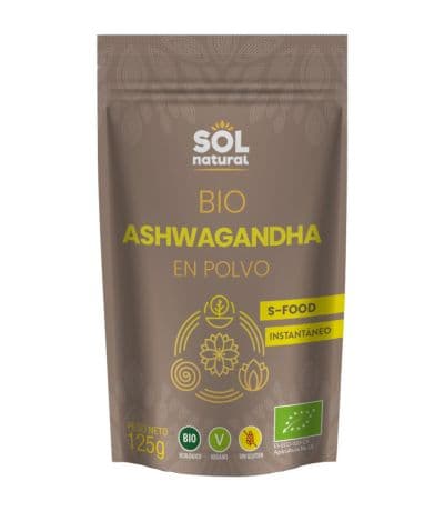 Ashwagandha Polvo Eco Vegan 125g Solnatural