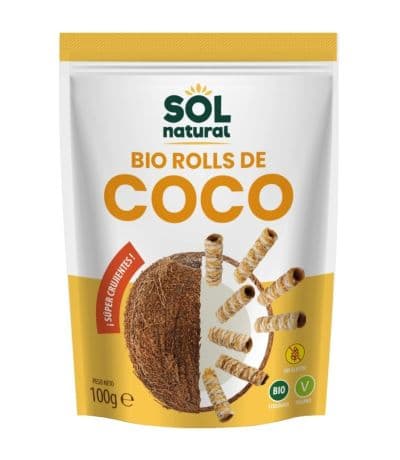 Rolls de Coco Crujientes Eco 100g Solnatural