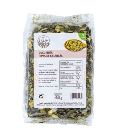 Pipas de Calabaza Cucurbita Vegan 250g Int-Salim