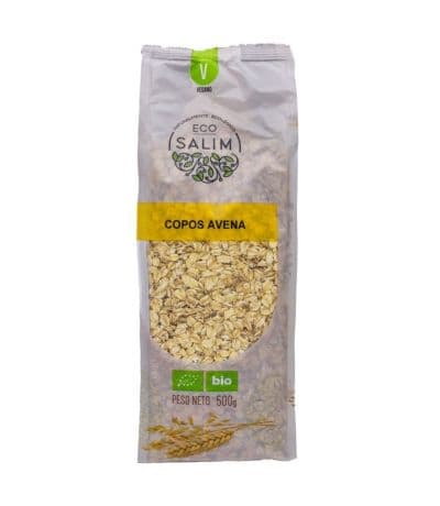 Copos Integrales de Avena Bio Vegan 500g Eco-Salim