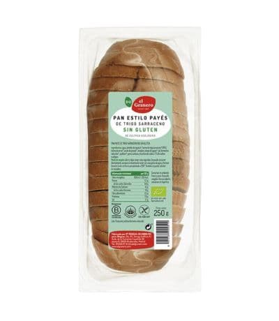 Pan Payes Trigo Sarraceno SinGluten Eco Vegan 250g El Granero Integral