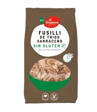 Fusilli de Trigo Sarraceno SinGluten Bio 500g El Granero Integral