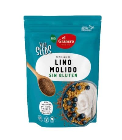 Lino Molido SinGluten Bio Vegan 300g El Granero Integral