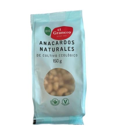 Anacardos Naturales Bio 150g El Granero Integral